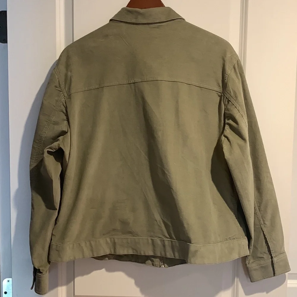 Cathy Daniels Green Corduroy Fill Zipper Jacket Size Large - Picture 4 of 14